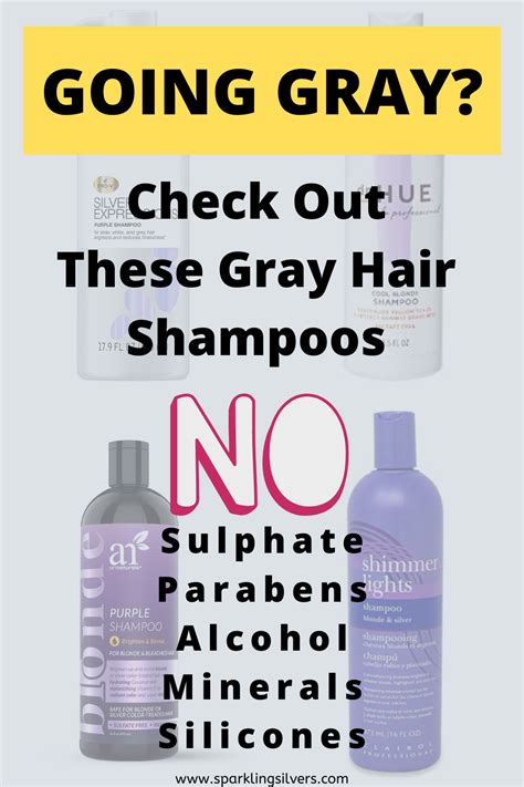 Best Gray Hair Friendly Shampoos Shampoo For Gray Hair Grey Curly