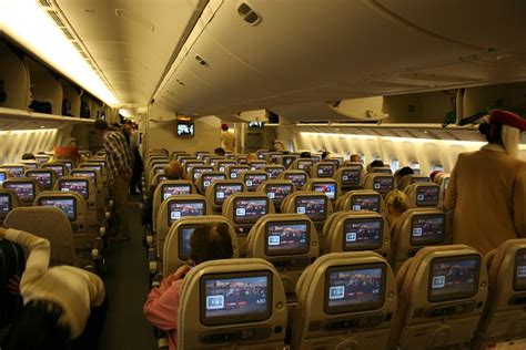 Emirates Economy Class Cabin Boeing 777 300er Flickr Photo Sharing