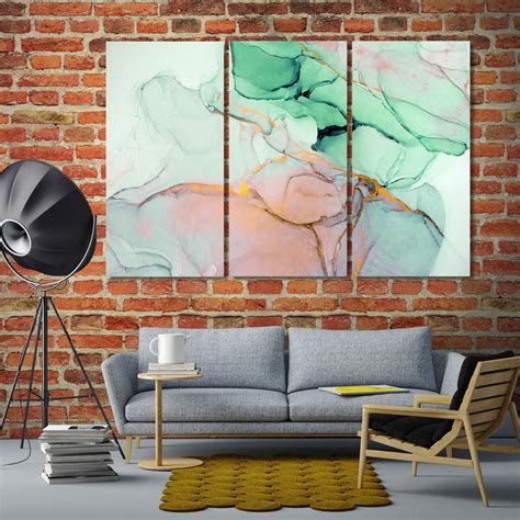 Watercolor Abstract Art Wall Art Paintings For Living Room Arts
