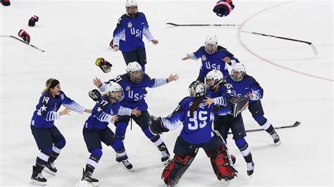 2018 Winter Olympics Team Usa Womens Hockey Beats Canada In Gold