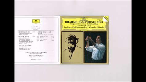 Brahms Symphony No Abbado Berliner Youtube