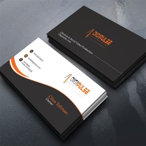 Credit card companies, like most other things in life, come in all shapes and sizes. Hip Video Production Company Business Card Design | Business card contest