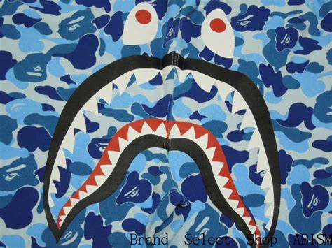 Bape Blue Camo Shark 1024x768 Wallpaper