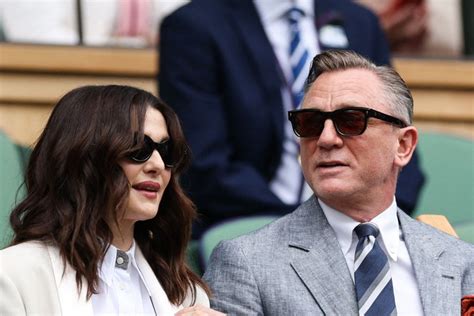 Daniel Craig Und Rachel Weisz Mit Ehefrau Beim Wimbledon Finale