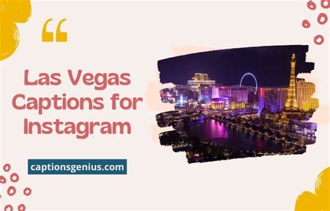 100 Best Las Vegas Captions For Instagram