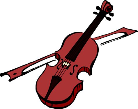 Violin Musical Instrument Clip Art Creazilla