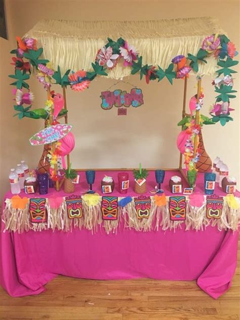 Luau Hawaiian Baby Shower Party Ideas Photo 5 Of 13 Catch My Party