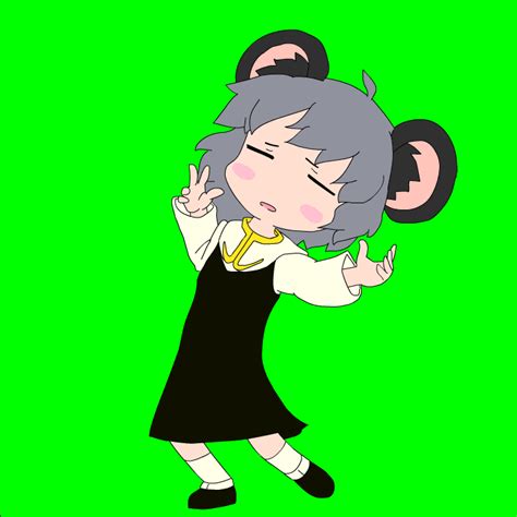 nazrin nyon cookie a hat in time cookie touhou touhou animated animated