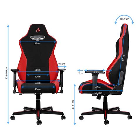 Nitro Concepts S300 Gaming Chair Inferno Red Gaming Chairs Per590169