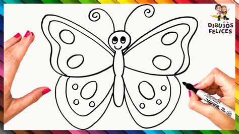 Cómo Dibujar Una Mariposa Fácil 🦋 Dibujo De Mariposa Paso A Paso Youtube