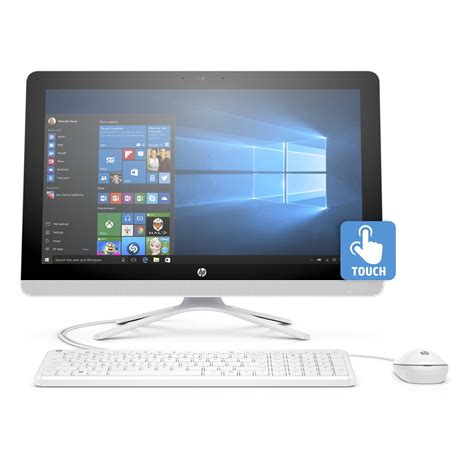 Refurbished Hp Snow White 22 B013w All In One Desktop Pc With Intel