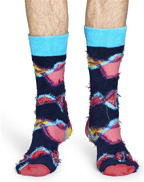 Happy Socks Furry Rave Sock Tra30 5000 Sklep Internetowy Z Markowymi