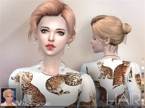 Sims 4 Hairs The Sims Resource Wings Os0415 Hair