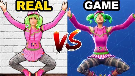 fortnite dance challenge in real life cosplay youtube thumbnails