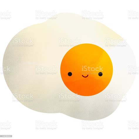 An Illustration Of Fried Egg Stock Illustration Download Image Now Breakfast Cholesterol