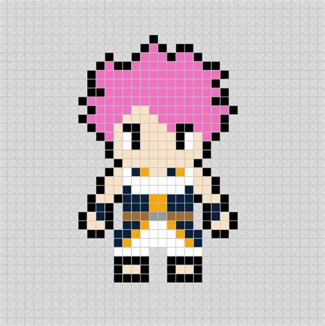 Pixel Art Fairy Tail 31 Idées Et Designs Pour Vous Inspirer En Images