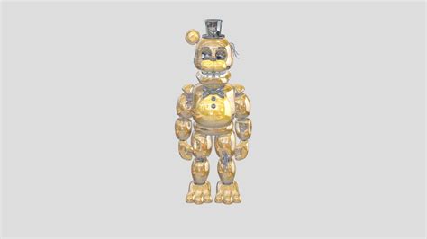 Fnaf 2 Withered Golden Freddy Download Free 3d Model By Hunterh3715