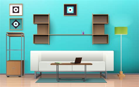 Living Room Isometric Design 472757 Vector Art At Vecteezy