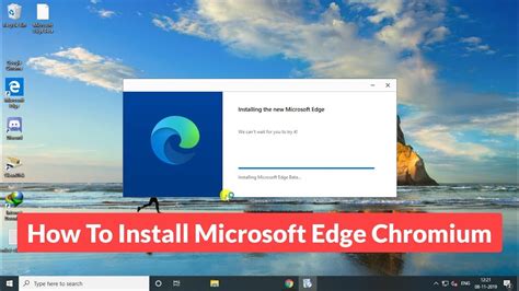 How To Install Microsoft Edge In Windows 10 Youtube Images