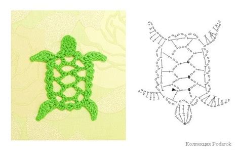 Crochetpedia 2d Crochet Turtle Applique