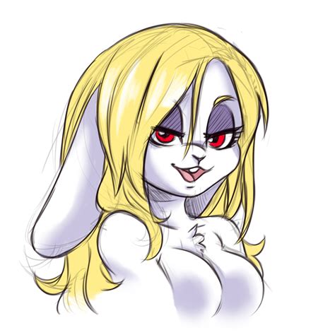 Rule 34 Blonde Hair Breasts Broodals Buck Teeth Bunny Ears Eyeshadow Fur Furry Harriet Mario