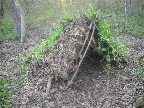How To Build A Debris Hut Shelter In The Wilderness