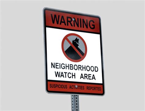 Neighborhood Crime Watch Sign Free Stock Photo Public Domain Pictures