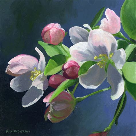 Apple Blossom Painting By Alecia Underhill