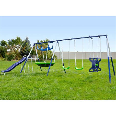 Sportspower Rosemead Msc 3782 Bm 7 Child Metal Playground Outdoor Swing