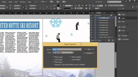 Using Layers In Adobe Indesign Tutorial Youtube