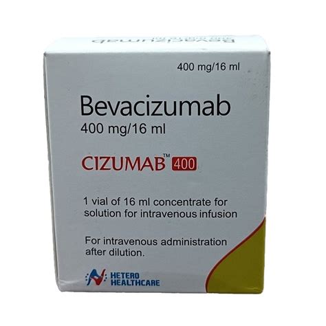 Hetero Healthcare Bevacizumab 400mg Injection Dosage Form 16ml
