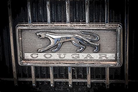 Mercury Cougar Emblem Digital Art By Scott M Powell Fine Art America