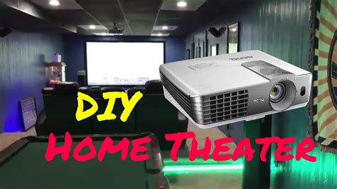 Diy Home Theater Tour Youtube
