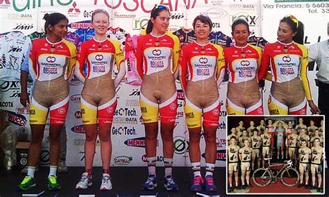 Colombian Womens Cycling Teams Bizarre Flesh Coloured Kit Daily