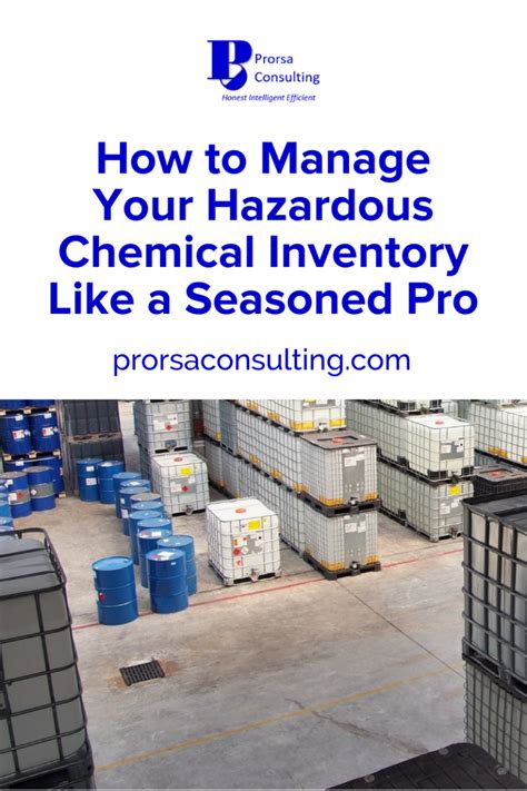 How To Manage Your Hazardous Chemical Inventory Like A Seasoned Pro