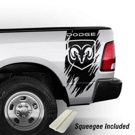 Scratch Dodge Logo Ram 1500 2500 3500 Hemi 4x4 Decal Truck Decals Vinyl