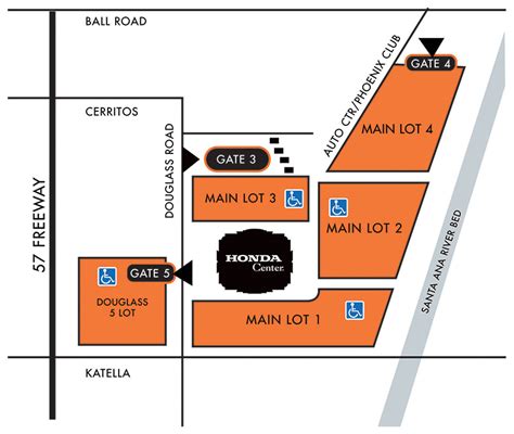 Parking And Directions Honda Center