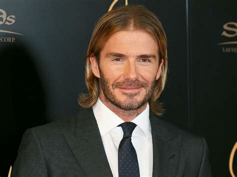 David Beckham Getting Haircut