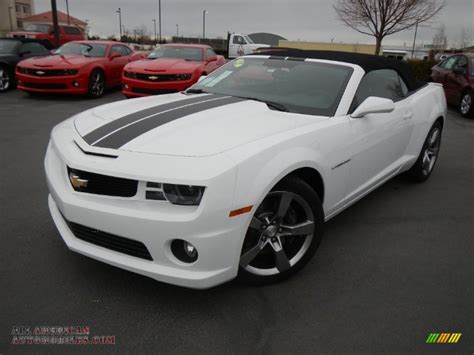 2012 Chevrolet Camaro Ssrs Convertible In Summit White 100186 All