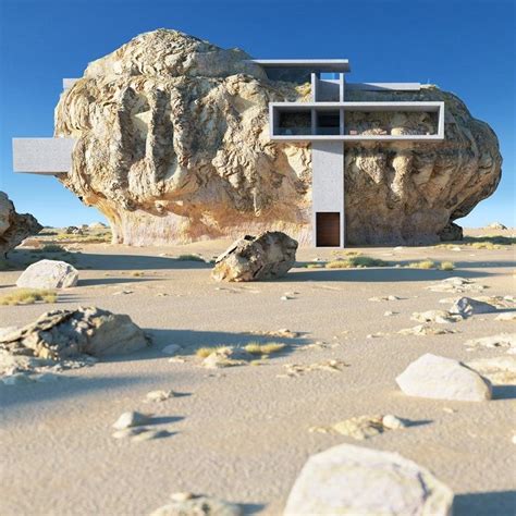 Casa Modernista é Projetada Dentro De Pedra Gigante Casa Vogue