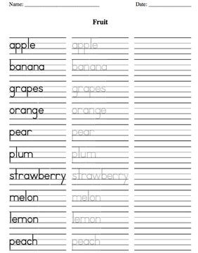Alphabet letters, words, numbers, sentences, and poems. Handwriting Practise | Hand Writing
