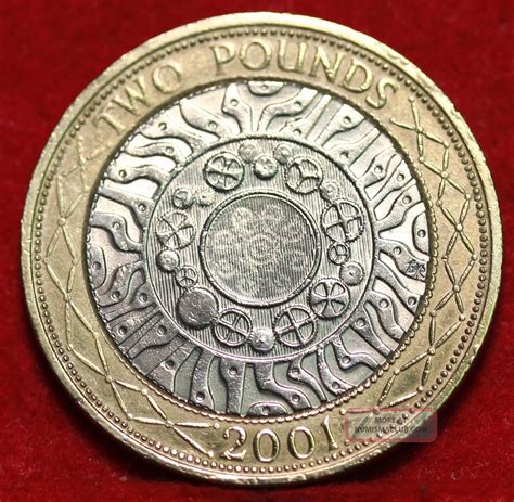 2001 Great Britain 2 Pounds Foreign Coin Sh