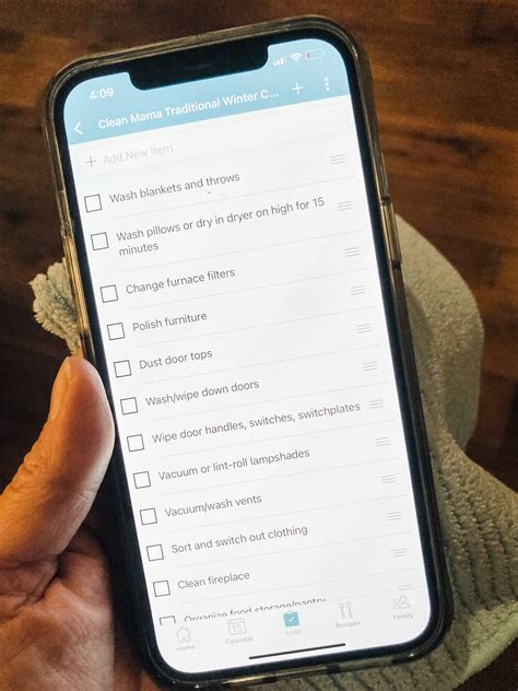 Cozi Clean Mama App Updates A Winter Cleaning Checklist Clean Mama