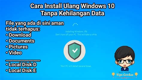Cara Install Ulang Windows 10 Tanpa Kehilangan Data Dengan Reset Pc