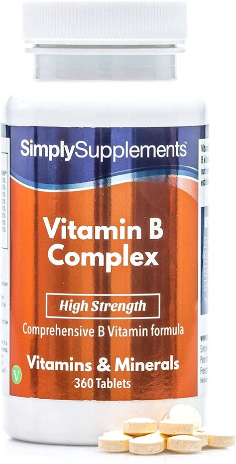 Vitamina B Complex Con Todas Las Vitaminas Del Grupo B Apta Para