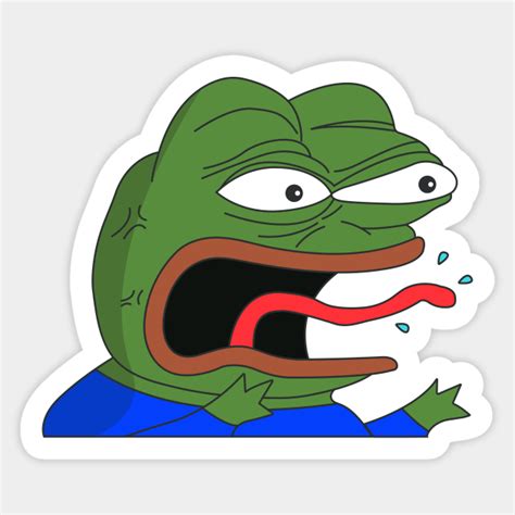 Angry Pepe Angry Pepe Sticker Teepublic