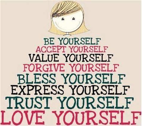 Be yourself. Trust yourself. Love yourself | Picture Quotes