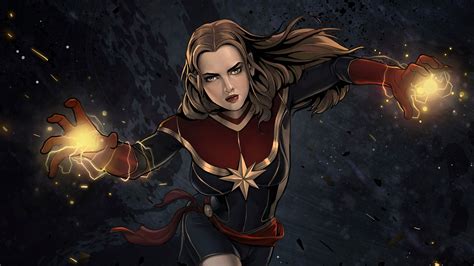 X Captain Marvel Comic Artwork K K HD K Wallpapers Images Backgrounds Photos And