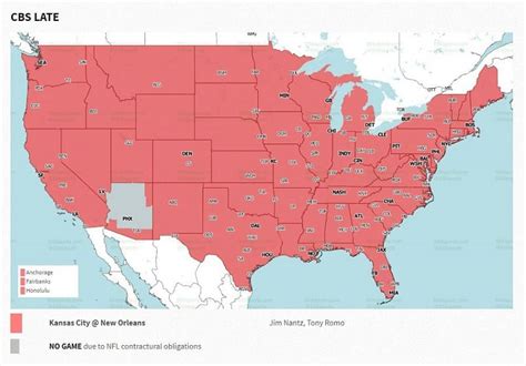 Nfl Week 15 Coverage Map Tv Schedule Channel Time And Live Stream