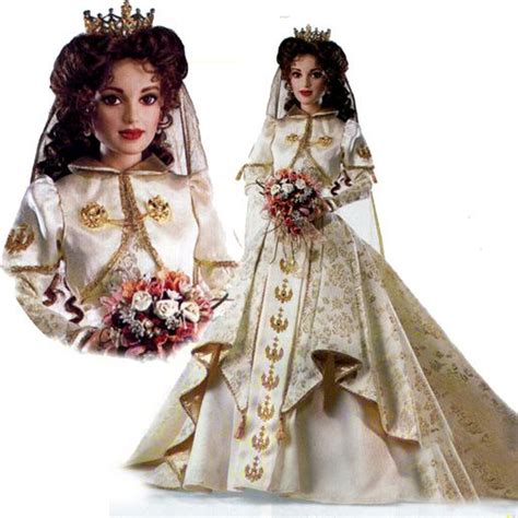 Sonya The Faberge Fall Bride Doll 2006 Franklin Mint Bride Dolls